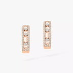 [Aura ]Diamond Pave_ Hoop Earrings Move