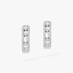 [Aura ]Diamond Pave_ Hoop Earrings Move