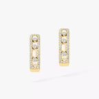 [Aura ]Diamond Pave_ Hoop Earrings Move