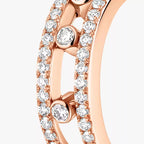 [Aura ]Diamond Pave_ Hoop Earrings Move