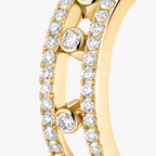[Aura ]Diamond Pave_ Hoop Earrings Move
