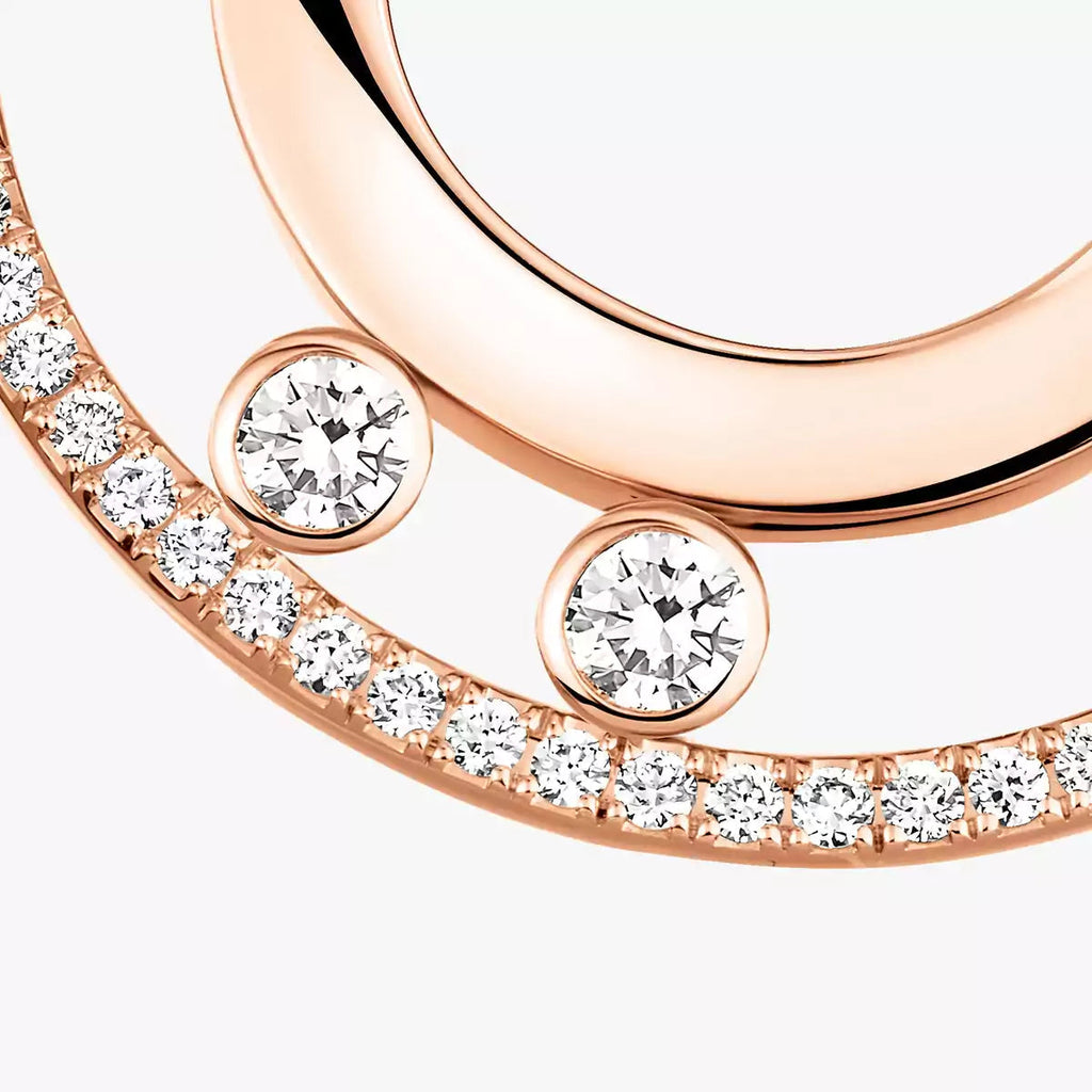 [Aura ]Move Romane Small Diamond Hoop Earrings