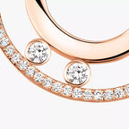 [Aura ]Move Romane Small Diamond Hoop Earrings