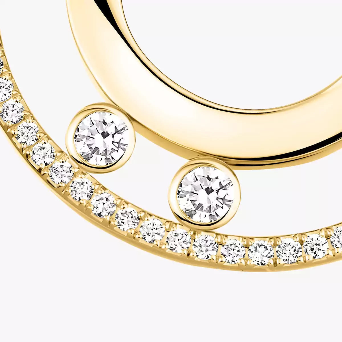 [Aura ]Move Romane Small Diamond Hoop Earrings