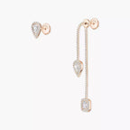 [Aura ]Diamond Drop Earrings My Twin