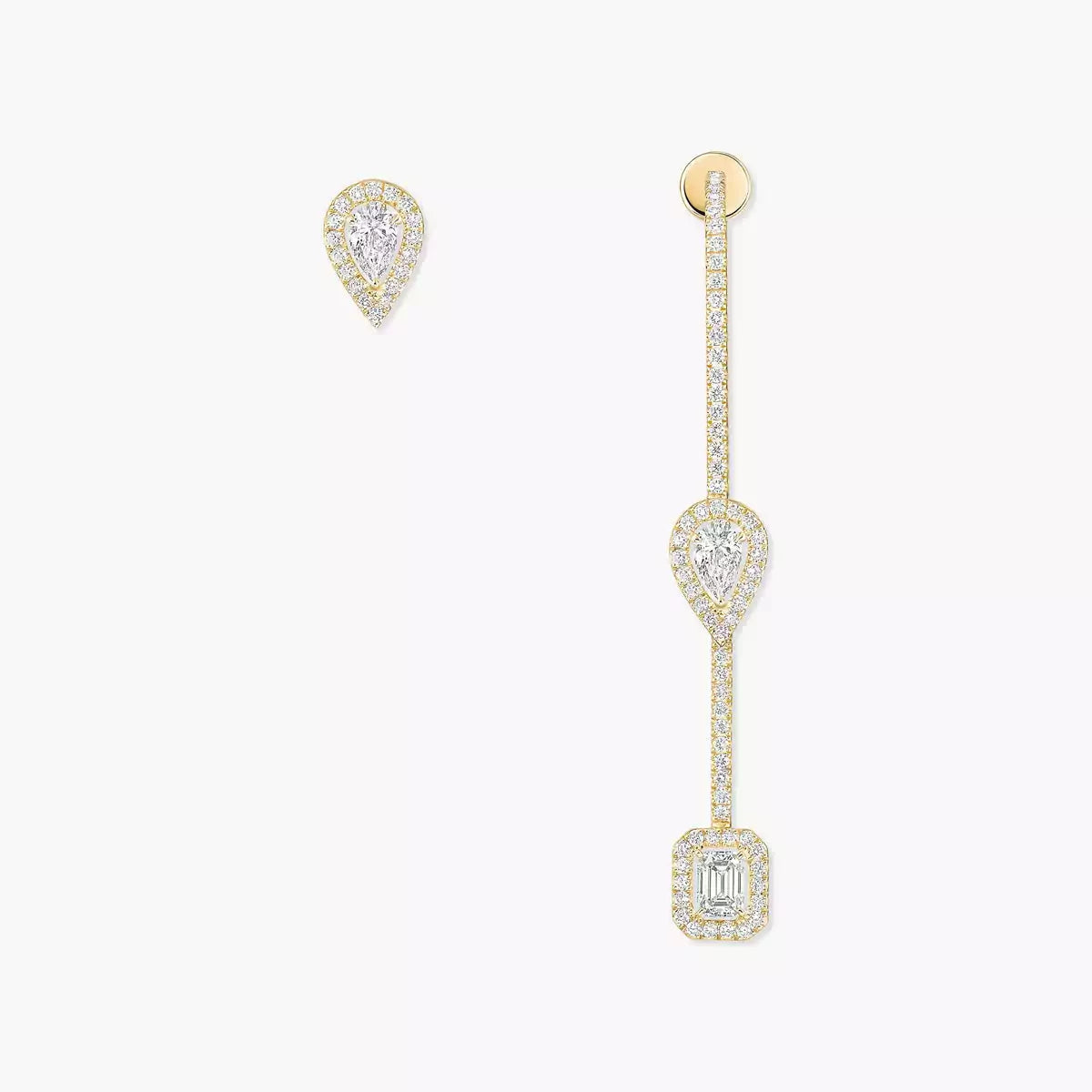 [Aura ]Diamond Drop Earrings My Twin