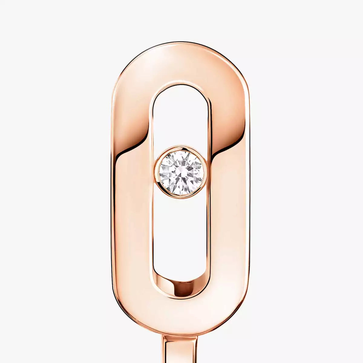 [Aura ]Diamond Mini Hoop Earrings Move Classique