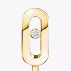[Aura ]Diamond Mini Hoop Earrings Move Classique