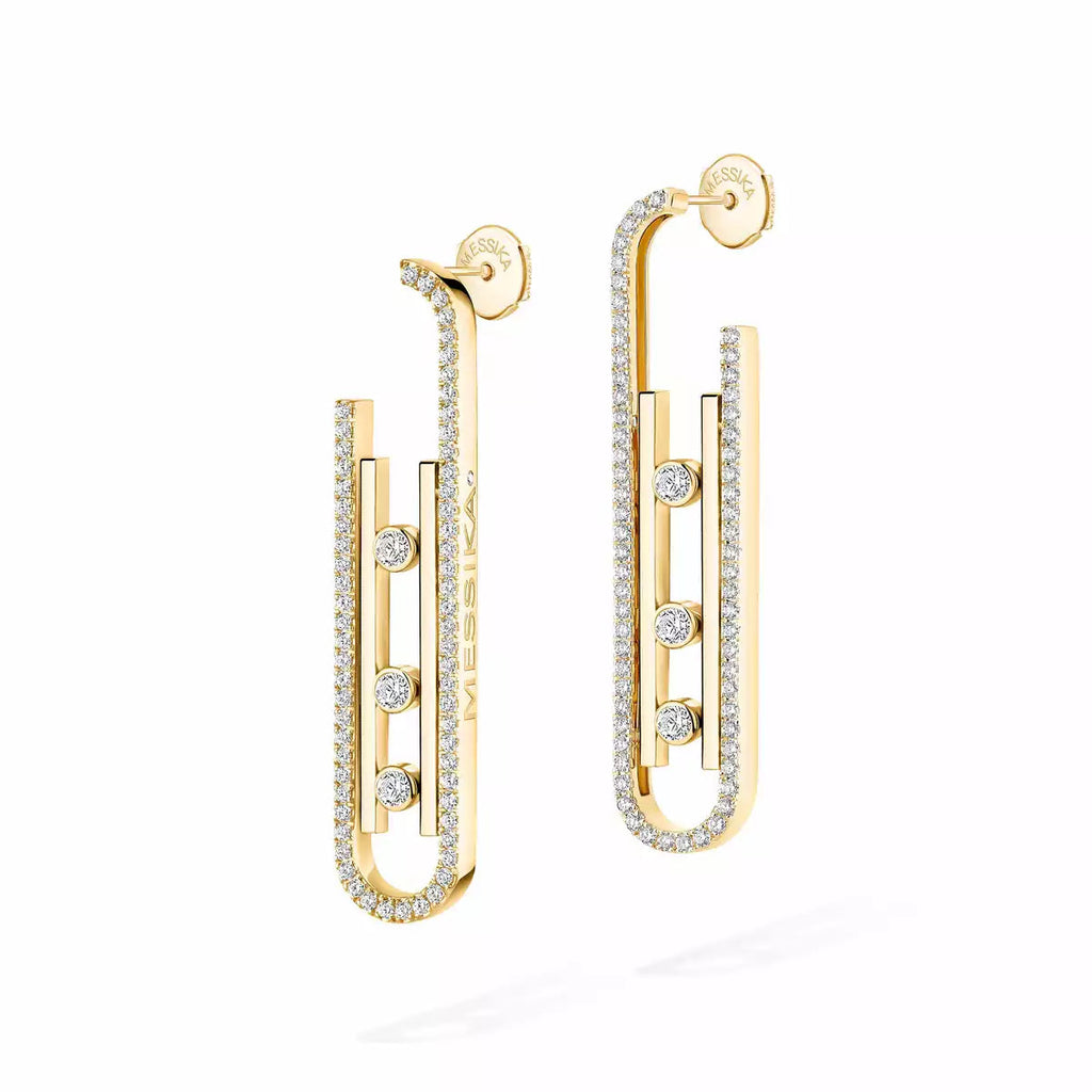 [Aura ]Diamond Pendant Earrings Move 10Th