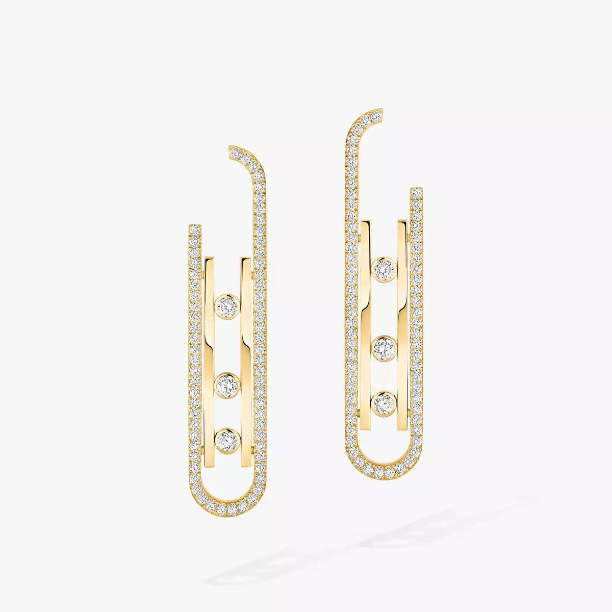 [Aura ]Diamond Pendant Earrings Move 10Th