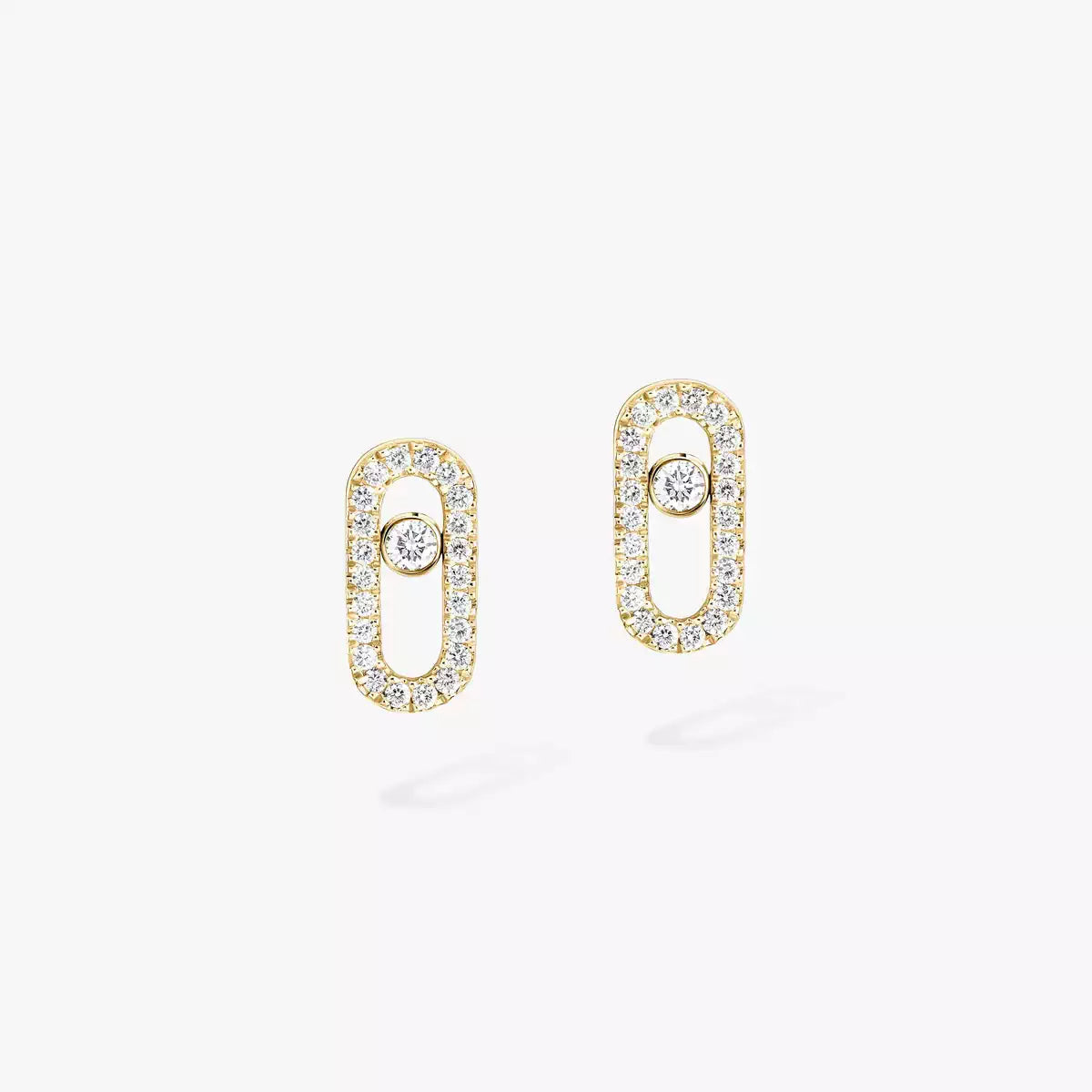 [Aura ]Move Uno Diamond Earrings