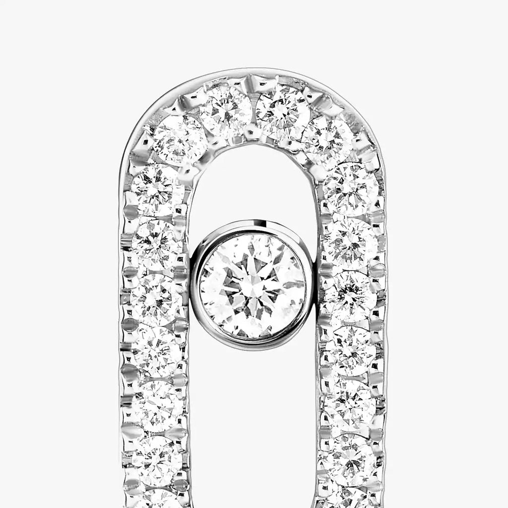 [Aura ]Move Uno Diamond Earrings