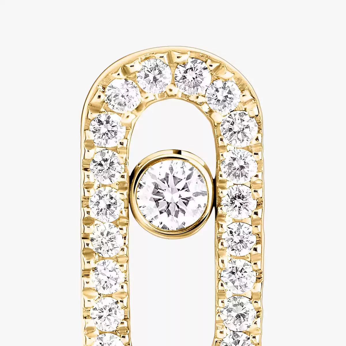 [Aura ]Move Uno Diamond Earrings