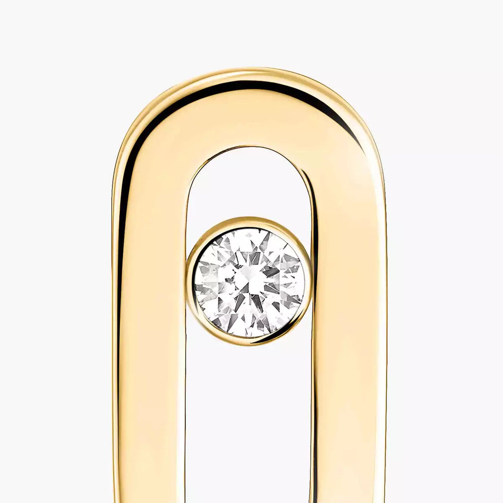 [Aura ]Move Uno Diamond Stud Earrings