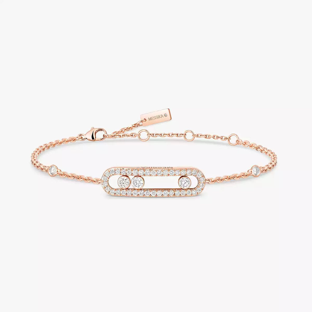 [Aura ]Pavé Baby Move Diamond Bracelet