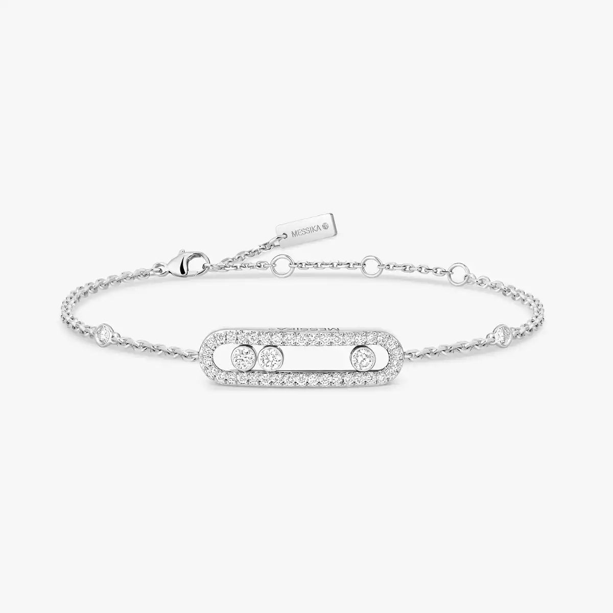 [Aura ]Pavé Baby Move Diamond Bracelet