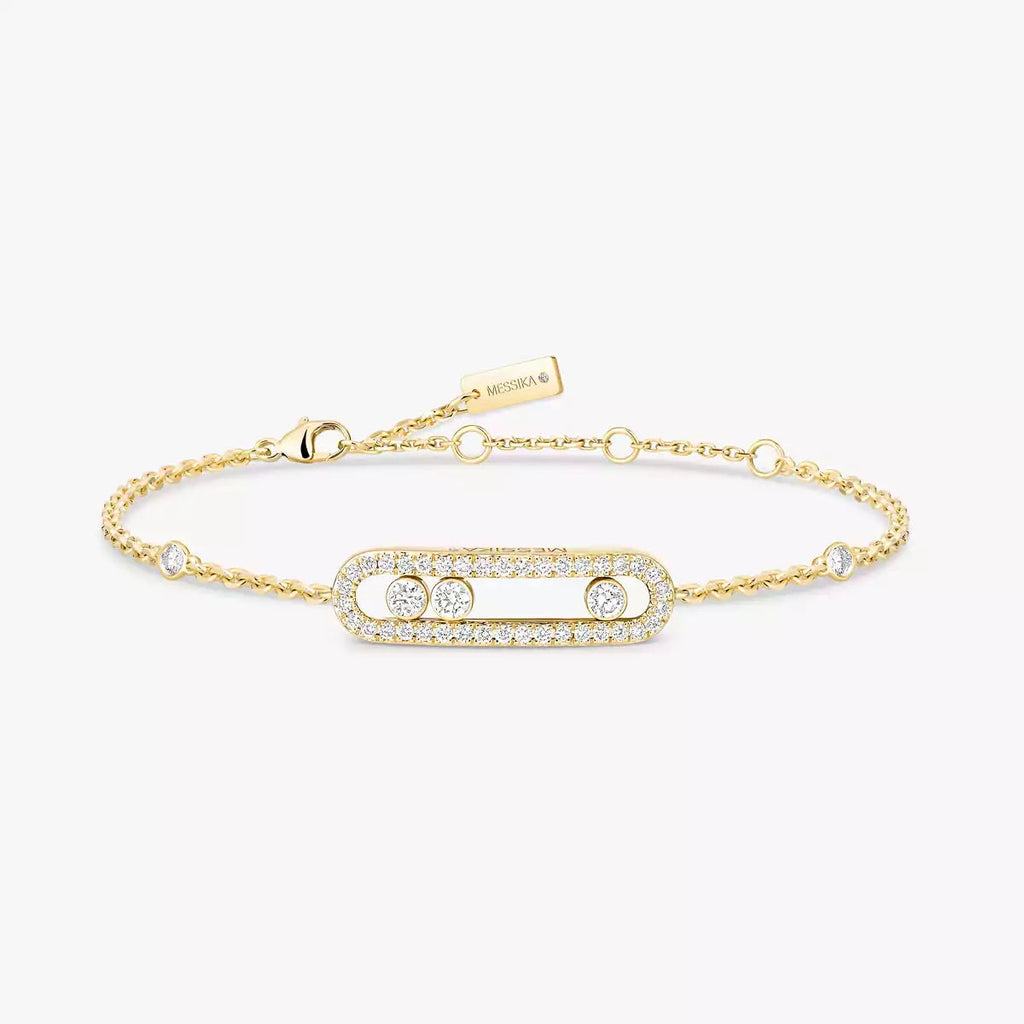 [Aura ]Pavé Baby Move Diamond Bracelet