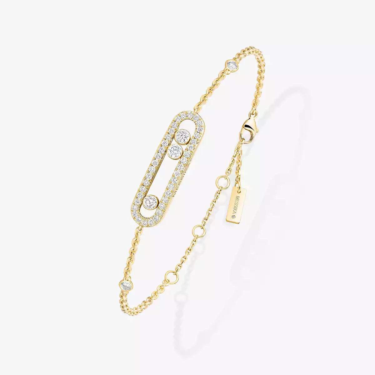 [Aura ]Pavé Baby Move Diamond Bracelet