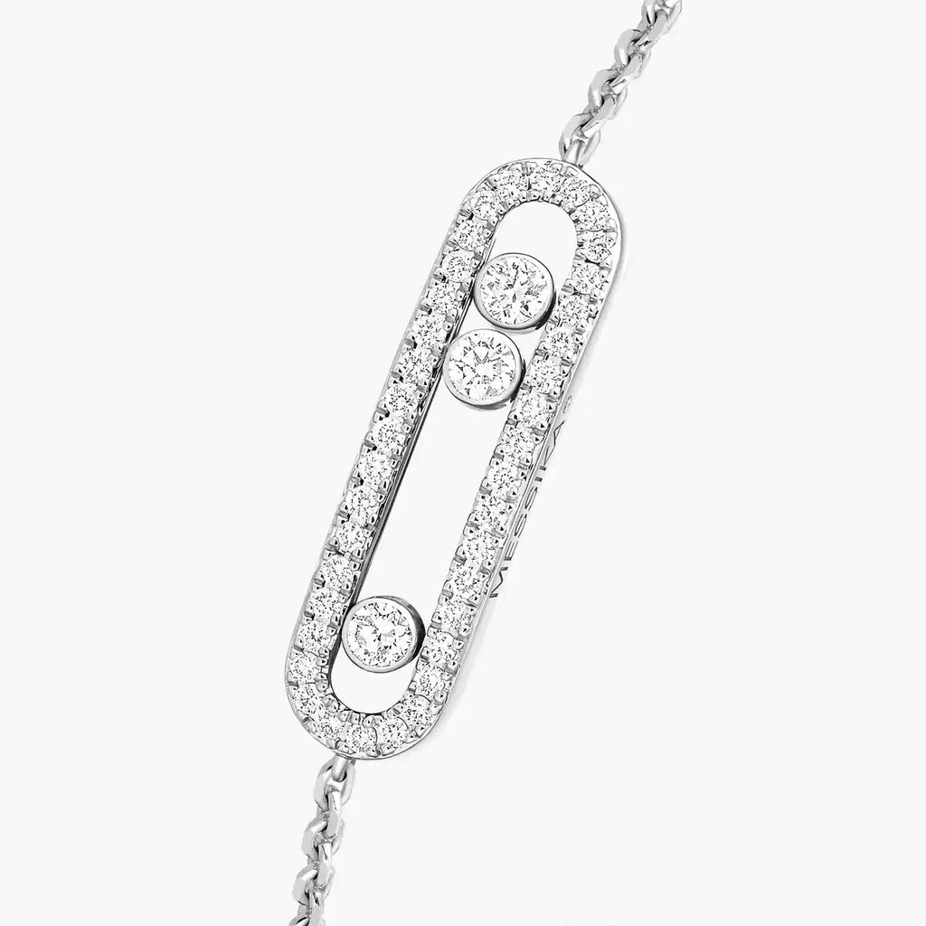 [Aura ]Pavé Baby Move Diamond Bracelet