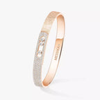 [Aura ]Move Noa Ciselé half pavé bangle