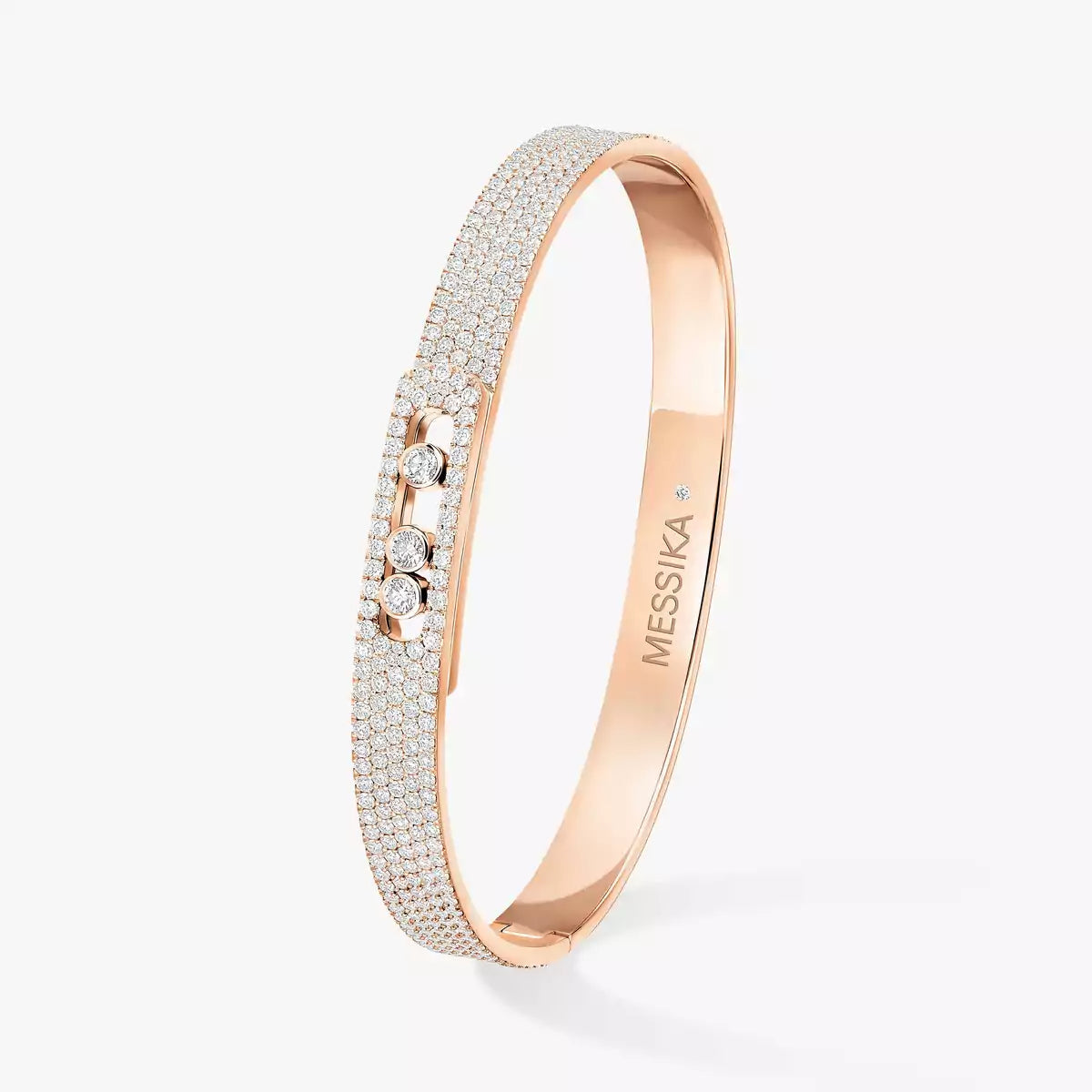 [Aura ]Move Noa Full Pavé Diamond Bangle Bracelet