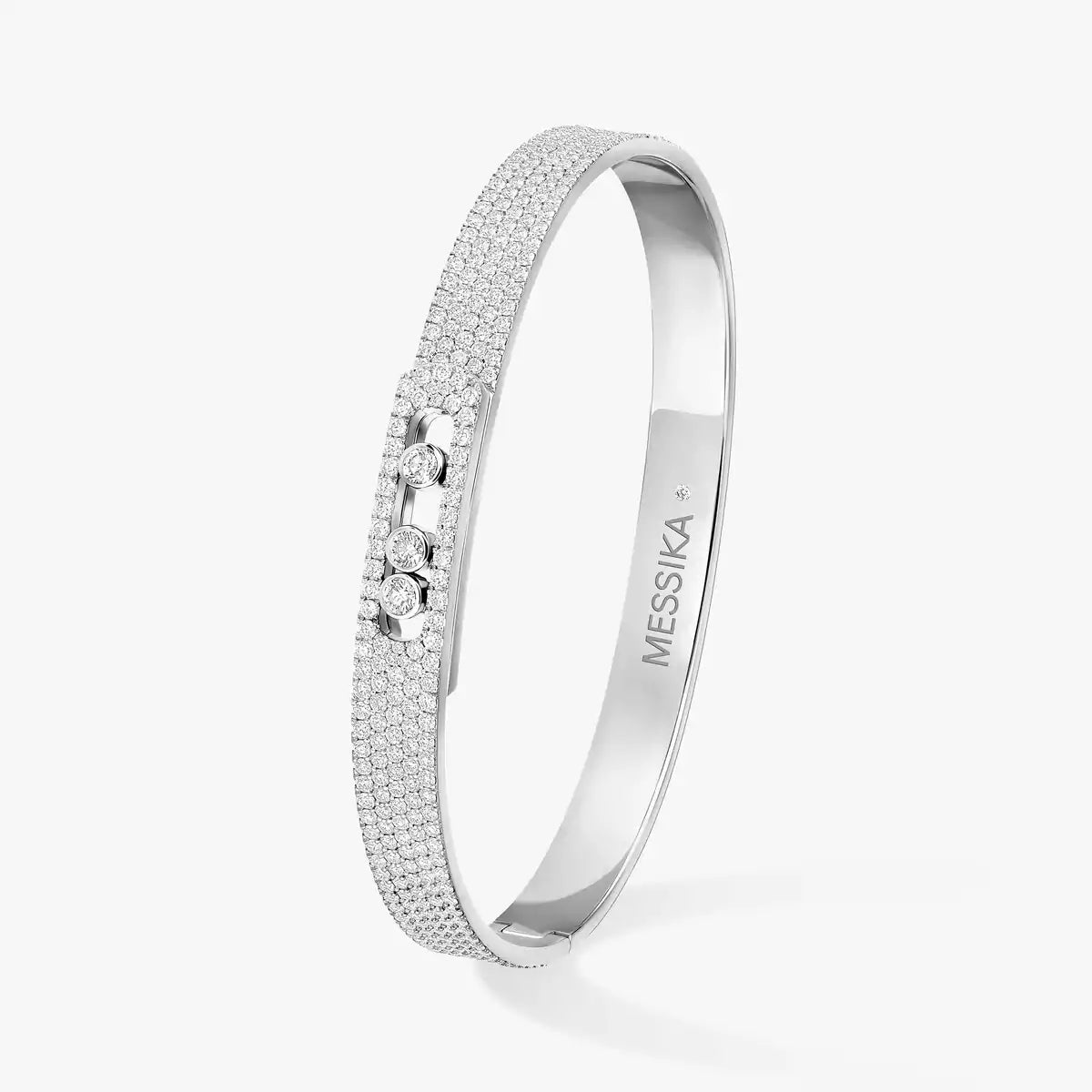 [Aura ]Move Noa Full Pavé Diamond Bangle Bracelet
