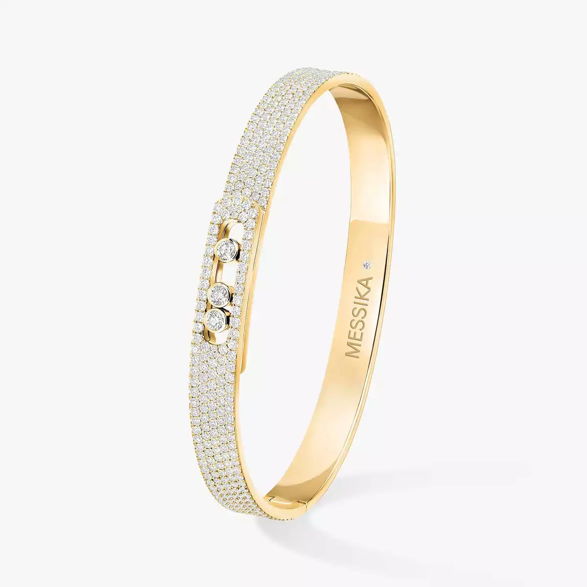 [Aura ]Move Noa Full Pavé Diamond Bangle Bracelet