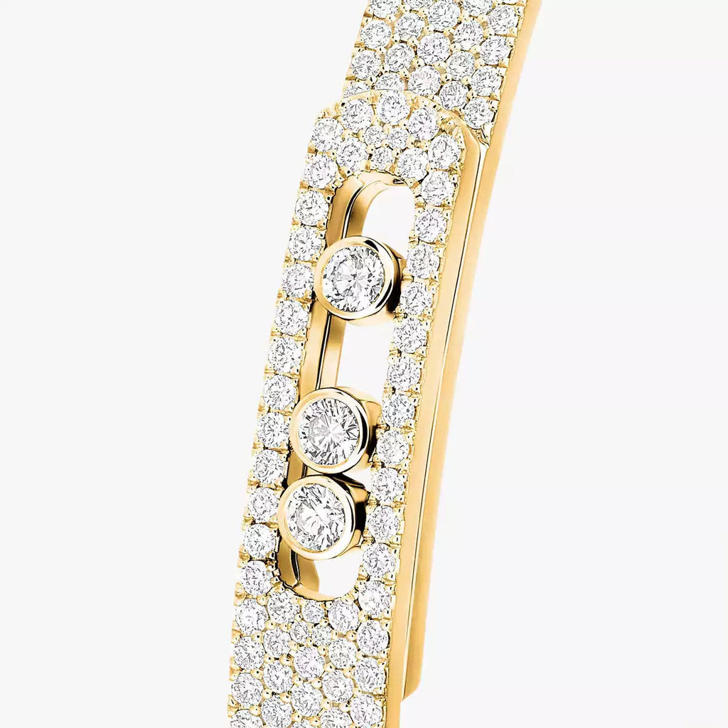 [Aura ]Move Noa Full Pavé Diamond Bangle Bracelet