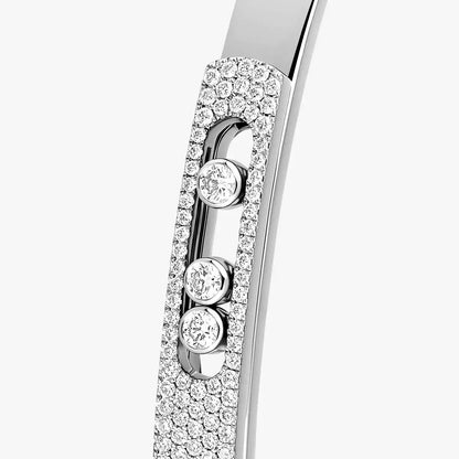 [⭐Aura ]Move Noa Rose Gold Pavé Diamond Bangle Bracelet