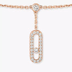 [Aura ] Move Uno pavé ankle bracelet