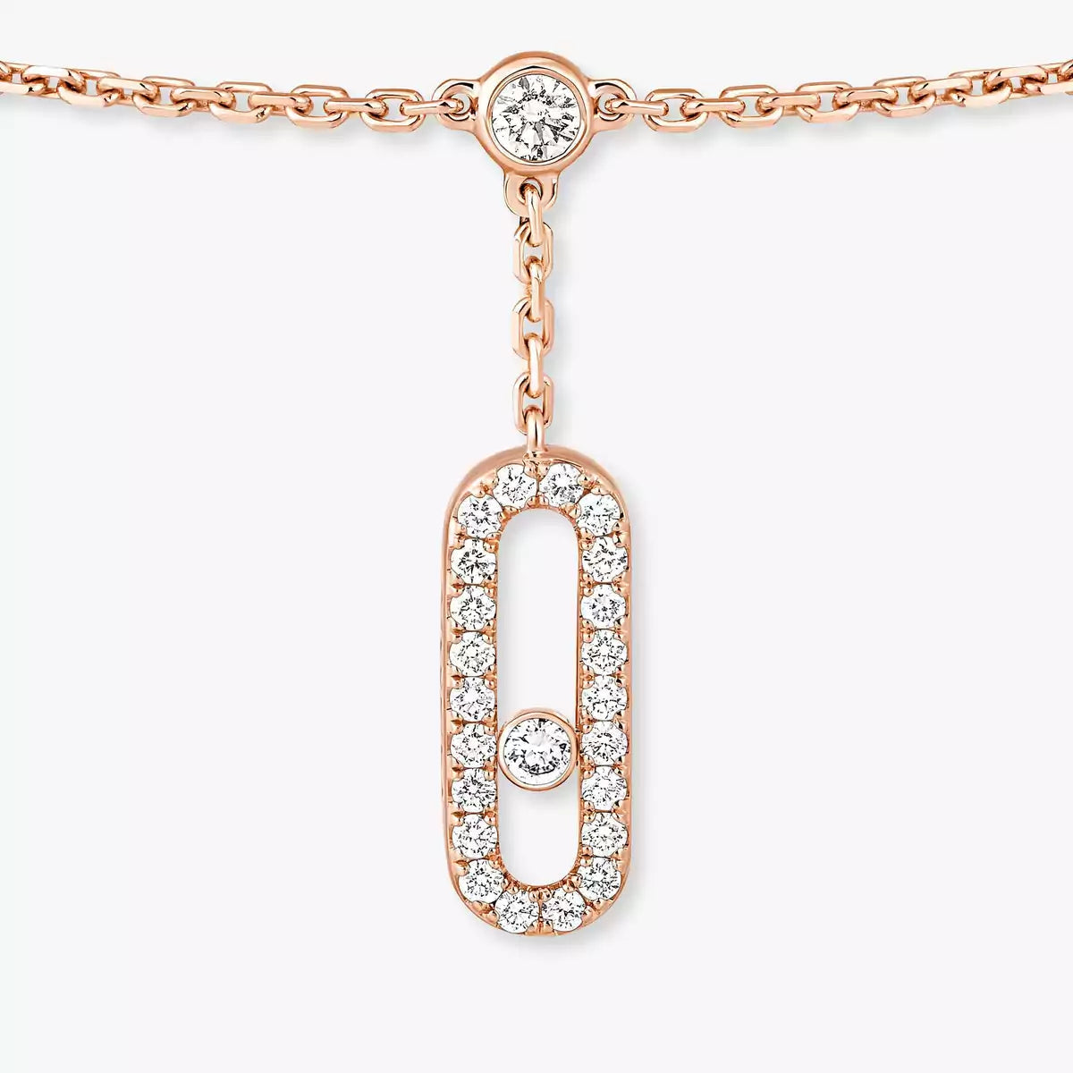 [Aura ] Move Uno pavé ankle bracelet