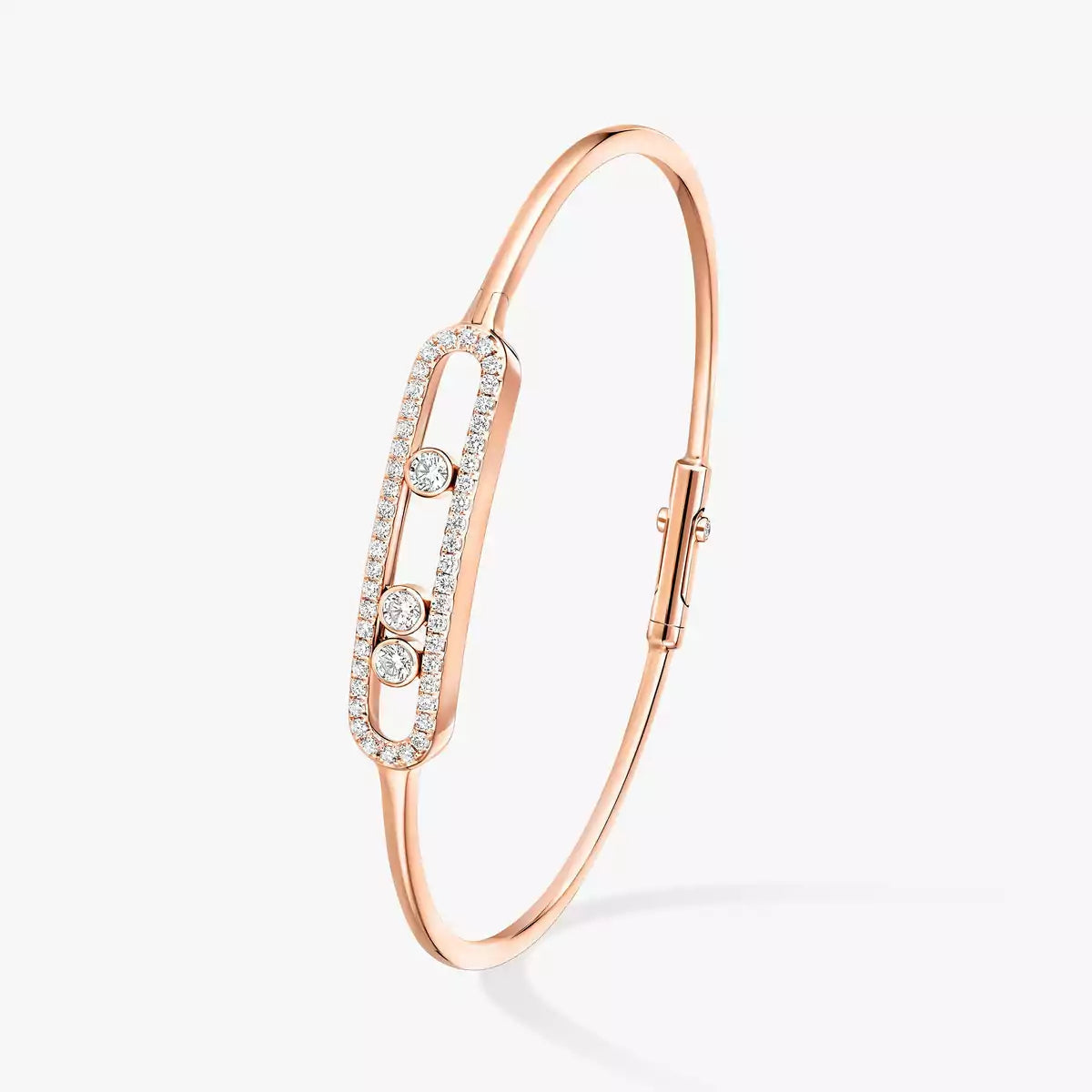[Aura ]Move Pavé Diamond Bangle Bracelet M