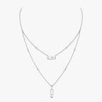 [Aura ]  Move Uno Diamond Necklace