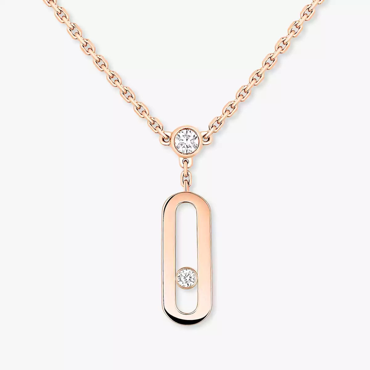 [Aura ]  Move Uno Diamond Necklace