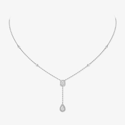 [⭐Aura ]Gold Diamond Tie Necklace