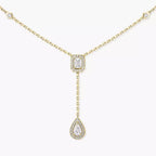 [Aura] Goldener Diamant-Krawattenkette