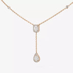 [Aura] Goldener Diamant-Krawattenkette