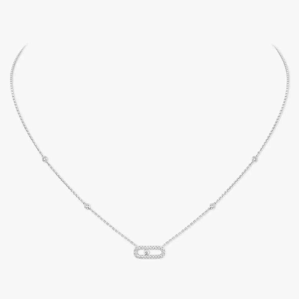 [Aura ] Diamond Necklace Move Uno