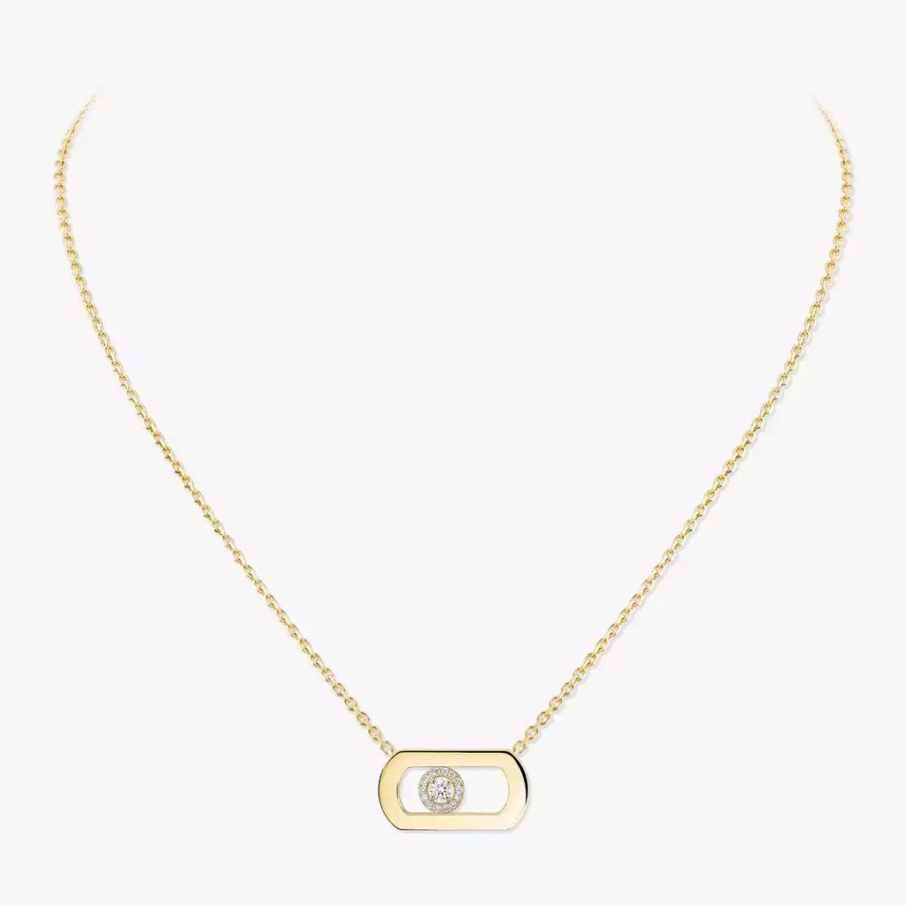 [Aura ] So Move Diamond Necklace in Gold