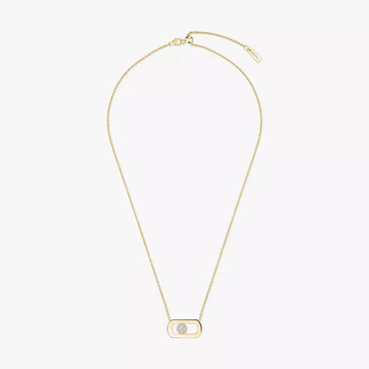 [⭐Aura ]So Move Diamond Necklace in Gold
