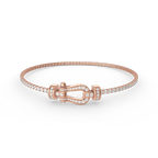 Aura FORCE  HORSESHOE  DIAMOND TENNIS BRACELET