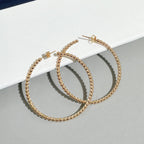 [Aura ]  SMOOTH BEAD STUD EARRINGS