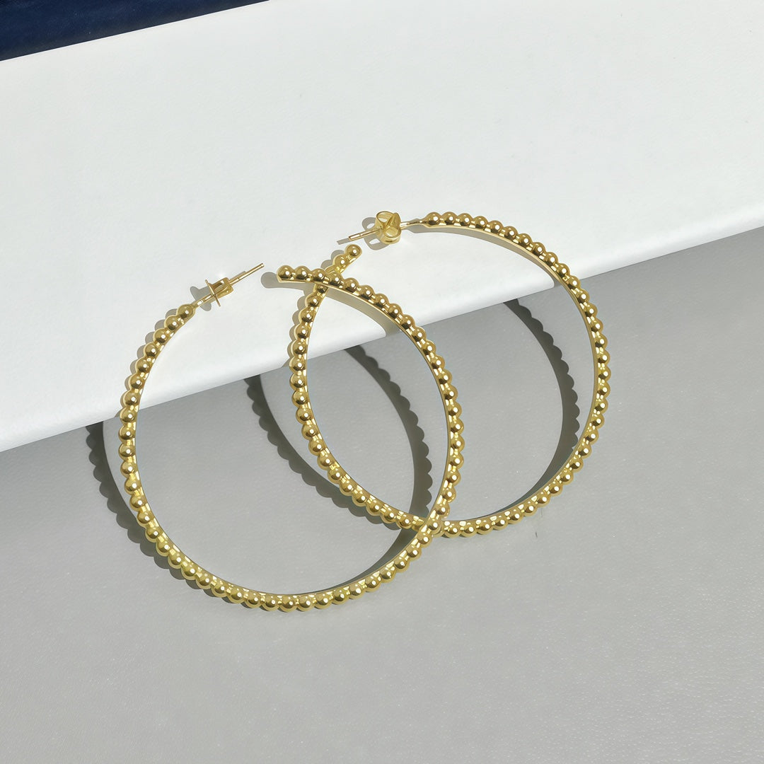 [⭐Aura ]  SMOOTH BEAD STUD EARRINGS