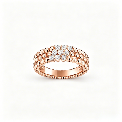 [Aura ]  DREIREIHIGER DIAMANTENRING