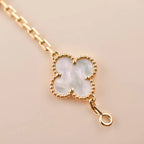 [Aura ]New CLOVER WHITE PEARL MOP 5 MOTIF BRACELET COLLECTION