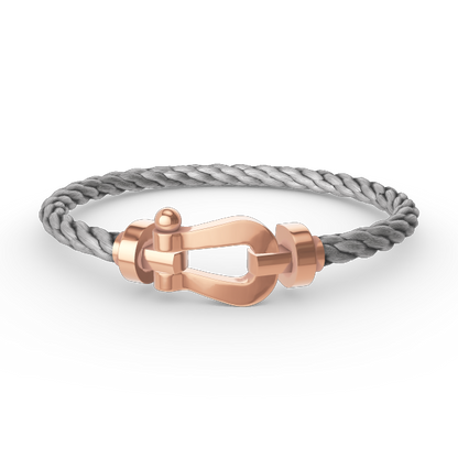 Aura FORCE GROSSES HUFEISEN OHNE DIAMANT ARMBAND ROSÉGOLD