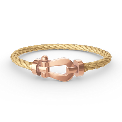 Aura FORCE GROSSES HUFEISEN OHNE DIAMANT ARMBAND ROSÉGOLD