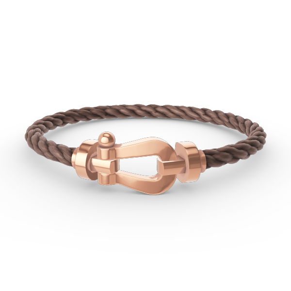 Aura FORCE GROSSES HUFEISEN OHNE DIAMANT ARMBAND ROSÉGOLD