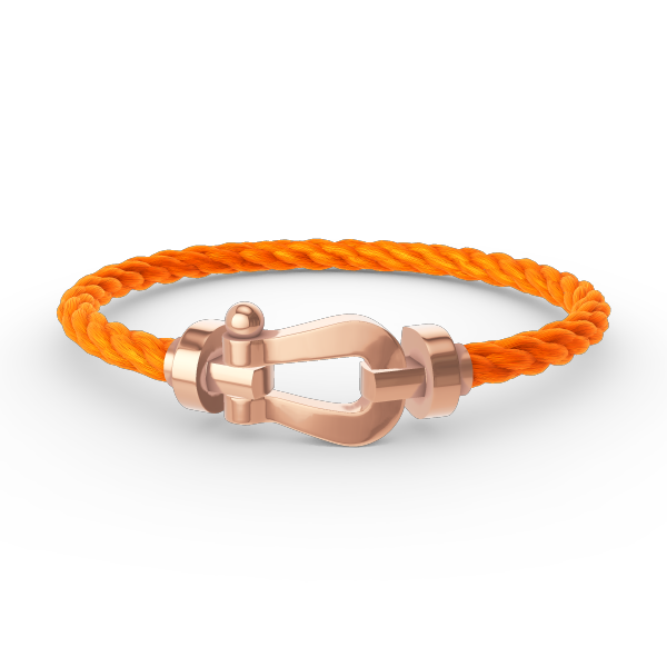 Aura FORCE LARGE HORSESHOE NO DIAMOND BRACELET ROSE GOLD