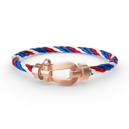 Aura FORCE GROSSES HUFEISEN OHNE DIAMANT ARMBAND ROSÉGOLD